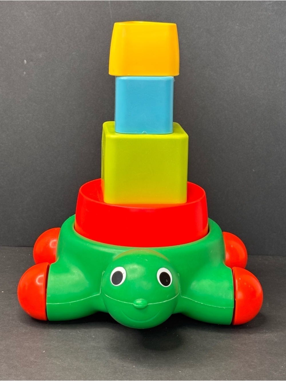 Little Tikes Turtle Shells Stacking Nesting Shapes Colors Vintage